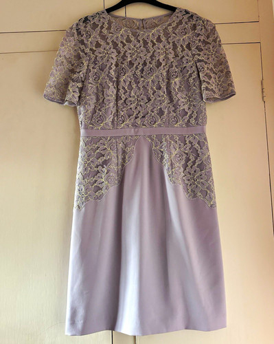 Kaliko purple floral lace - purple,