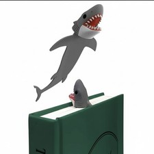 3D Great White Shark Bookmark