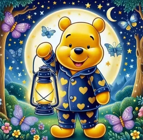 Winnie the pooh painting - the,