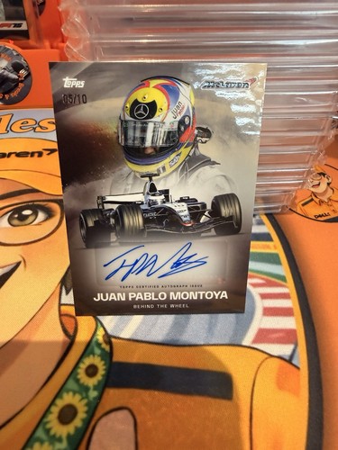 Topps mclaren racing - racing, juan