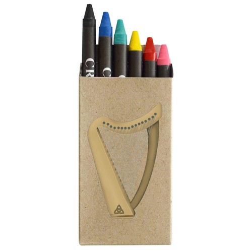 Celtic harp coloured crayon - 'celtic,