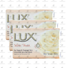 Lux White Velvet Touch Soap Smooth & Radiant Skin Pack of 3 (178g Bars)