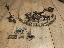 Large Set of Vintage Lead Farm