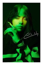 Billie Eilish Signed A4 Photo Print Autograph Music 