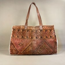 Vintage Carpet Bag Large