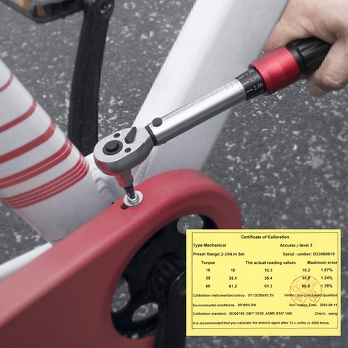 Drive calibrated torque - 1/4",