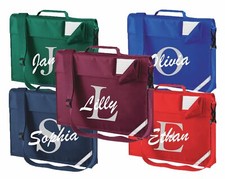 Personalised Kids School Book Bag with Strap Custom Name Bag for Children