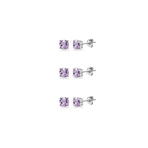 Pair set sterling - 3-pair, silver