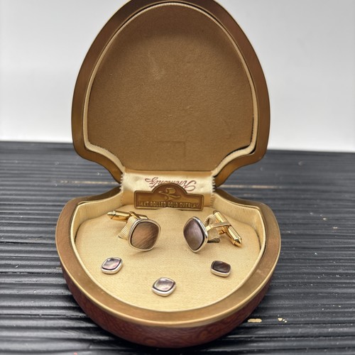 Vintage krementz tuxedo 14k - tuxedo,