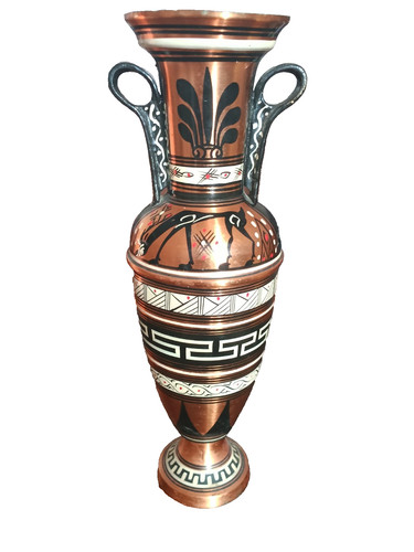 Grecian copper vase