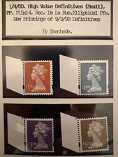 Qeii stamps high value - -,