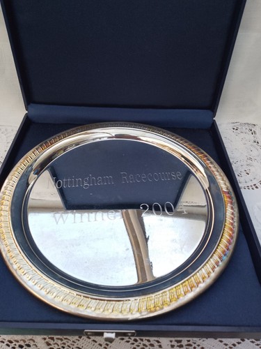Silver plated presentation - plated,