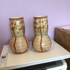 PR ART DECO STYLE VASES THOMAS