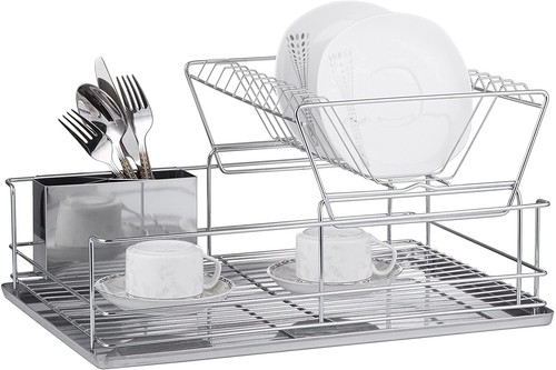 Stainless steel dish drainer - dish,