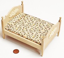 Dolls House Double Bed Natural