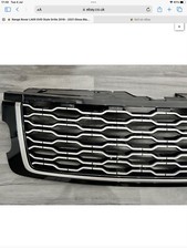 Range Rover L405 SVO Style Grille 2018 - 2021 Gloss Black Original RR Part 