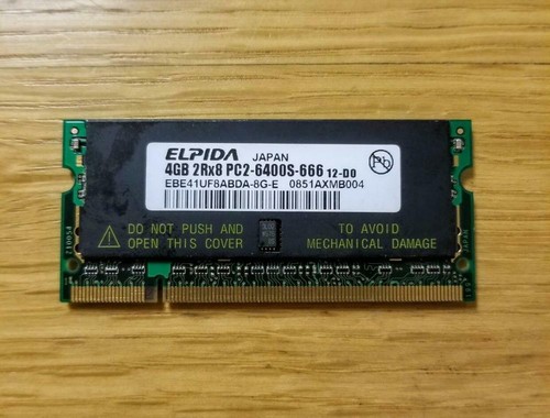 Elpida 4gb pc2 6400 sodimm - 4gb,
