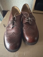 Frank Wright Mens Brown Leather Shoes - Size EU44