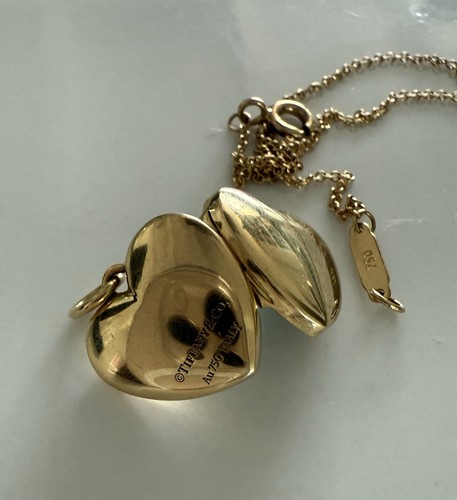 Rare tiffany 18k gold heart - rare,
