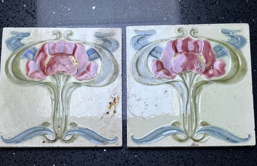 Fireplace tile moulded - fireplace,