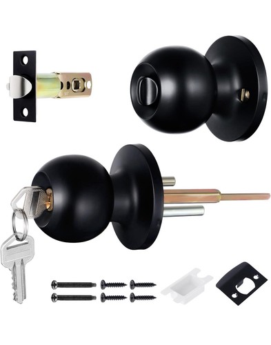 Door knob with - knob, and