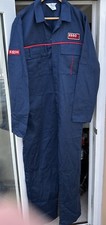 46 Tall Vintage Retro Esso/Exxon Badged Zip Front Navy Boiler Suit Overalls