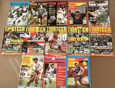 Rugby League Magazines 1979 - 2005 x 13 Issues Open Rugby,Review,Thirteen etc