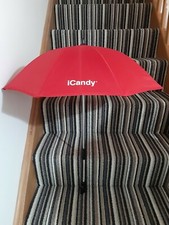 ⭐GENUINE iCandy Red Sun Shade Parasol/Umbrella, Peach, Strawberry, Apple 2 Pear⭐
