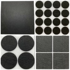 Felt Pads Floor Protector Furniture Feet Chair Legs Black Self Adhesive Sticky