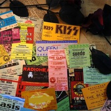 43pcs Rock Music Ticket