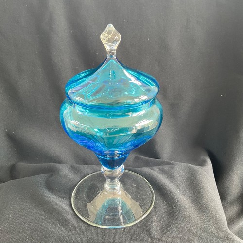 Empoli teal blue glass - blue,