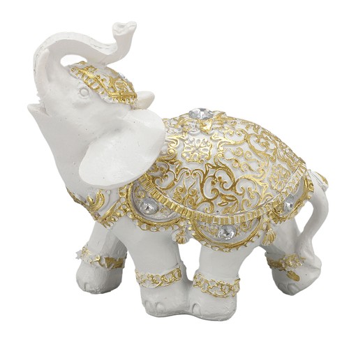 Elephant statue white - *elephant,