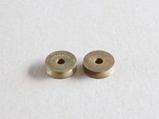 2 x Meccano 1/2 Inch Brass