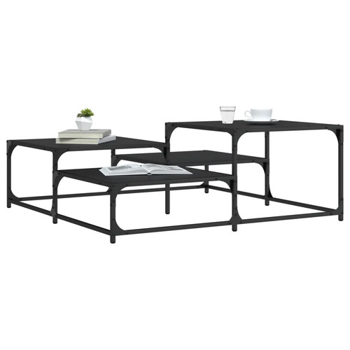 Walplus coffee table black - coffee,