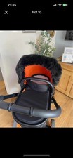 ICandy Peach DC Limited Edition Black and Orange Pram (RRP £1300)