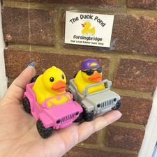 Two Rubber Ducks In Jeeps Jeep