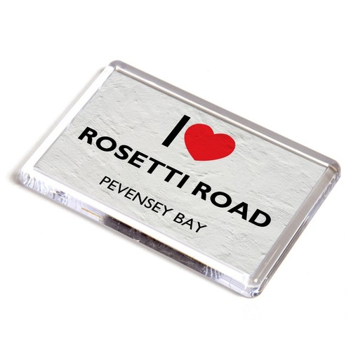 Fridge magnet love rosetti - -,