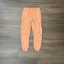 Nike Club Coral/Peach Sweatpants Joggers - Size Small - Tracksuit Bottoms