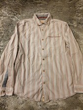 Mantaray Men's Long Sleeve Striped Shirt Size Medium