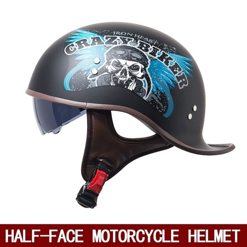 Baseball cap motorcycle half - baseball,