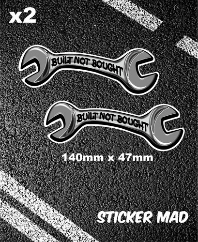 Built not bought spanners - not,