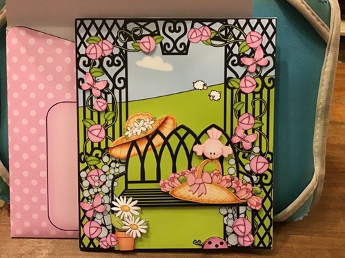 Handmade garden bench - 3d,
