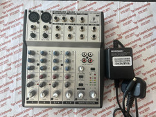 Behringer Eurorack UB802 Ultra Low-Noise Design 8-Input 2-Bus Mixer With Adapter