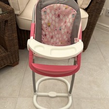 Baby Born Dolls Highchair ~ Zapf Creation Suitable For Baby Annabell Dolls Too