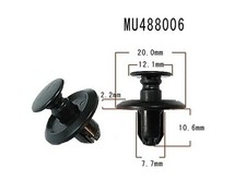 Clip Front Bumper Evo 7-9