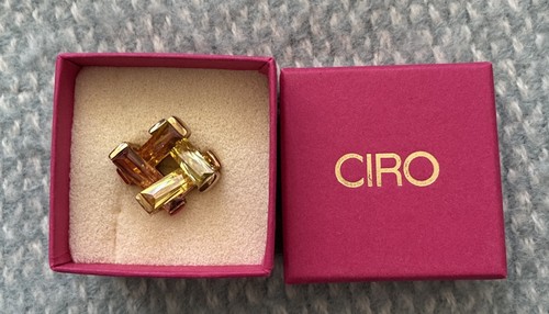 Vintage ciro cubic zirconia - cubic,
