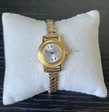 Vintage Rolled Gold Excalibur Ladies Watch with 17 Jewels Working Order Swiss