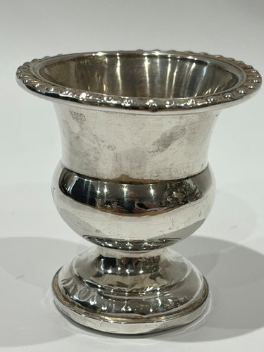Antique silver plated tooth - antique,