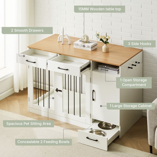 Dog crate furniture - dog,