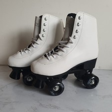 No Fear White Faux Leather